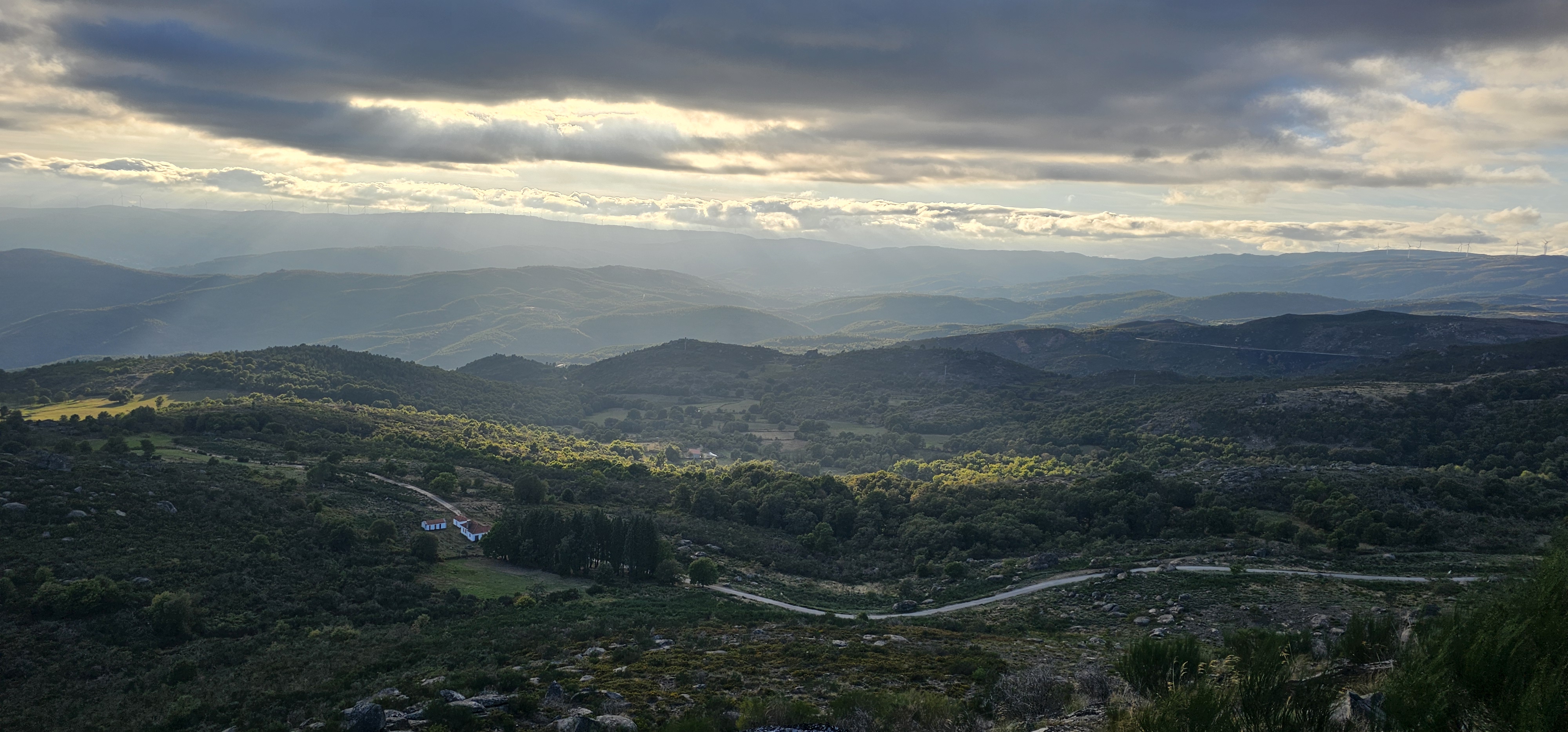 Ancient hillfort of Castro do Lesenho in Barroso, Northern Portugal, overlooking open mountain landscapes shaped by centuries of human history.